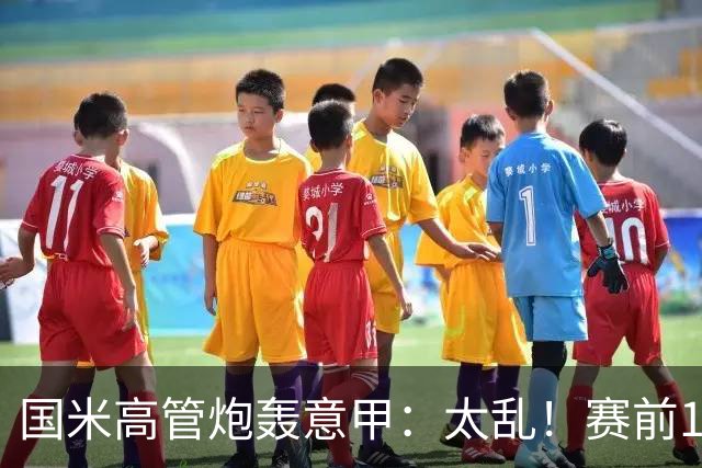 国米高管炮轰意甲：太乱！赛前1小时才推迟比赛
